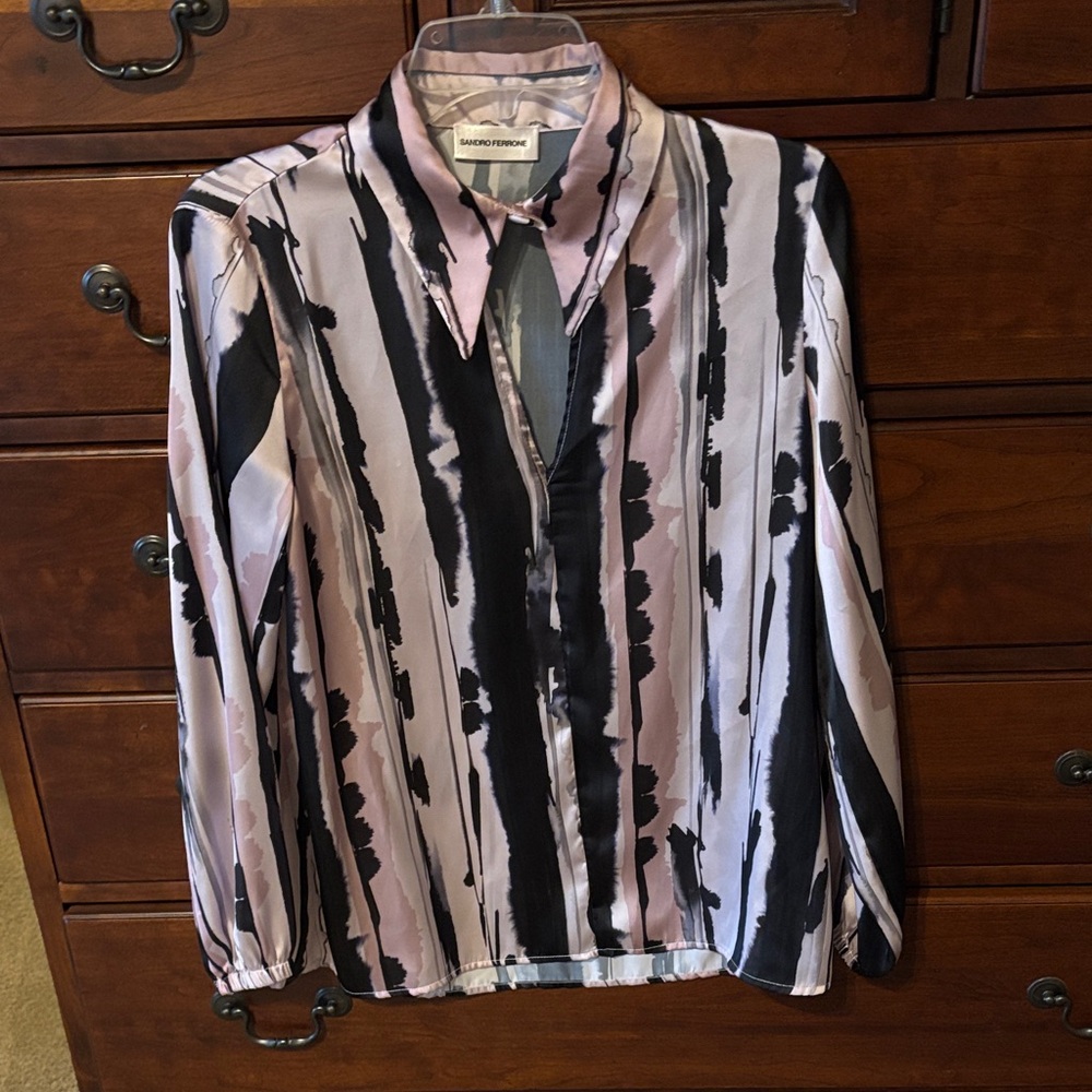 Sandra Ferrone silky blouse